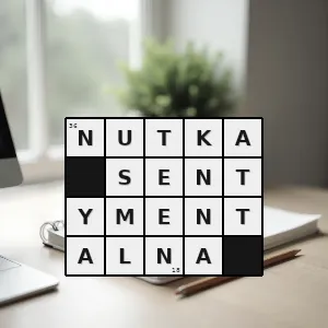 Hasło krzyżówkowe pobrzmiewa - nutka sentymentalna – rozwiązanie, synonimy, podpowiedzi i definicje krzyżówkowe